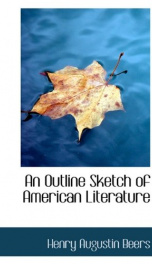 an outline sketch of american literature_cover