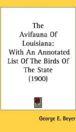 the avifauna of louisiana with an annotated list of the birds of the state_cover