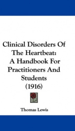 clinical disorders of the heartbeat a handbook for practitioners and students_cover