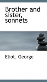 brother and sister sonnets_cover