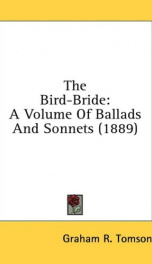 the bird bride a volume of ballads and sonnets_cover