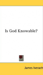 is god knowable_cover