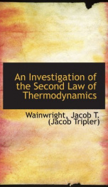 an investigation of the second law of thermodynamics_cover