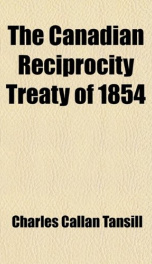 the canadian reciprocity treaty of 1854_cover