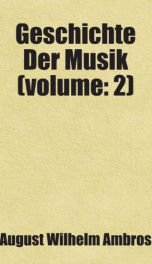 geschichte der musik volume 2_cover