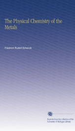 the physical chemistry of the metals_cover