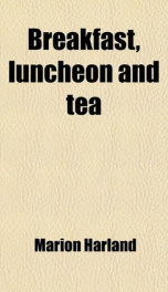 breakfast luncheon and tea_cover