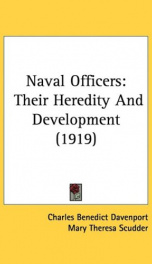 naval officers their heredity and development_cover