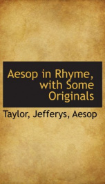 aesop in rhyme with some originals_cover