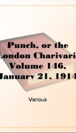 Punch, or the London Charivari, Volume 146, January 21, 1914_cover