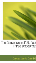 the conversion of st paul three discourses_cover