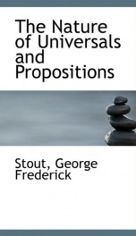 the nature of universals and propositions_cover