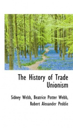 the history of trade unionism_cover