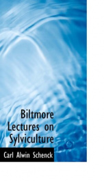 biltmore lectures on sylviculture_cover