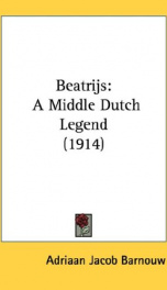beatrijs a middle dutch legend_cover