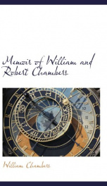 memoir of william and robert chambers_cover