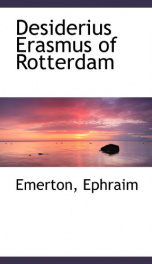 desiderius erasmus of rotterdam_cover