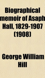 biographical memoir of asaph hall 1829 1907_cover