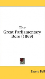 the great parliamentary bore_cover
