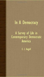 in a democracy a survey of life in contemporary democratic america_cover