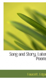 song and story later poems_cover
