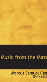 music from the maze_cover