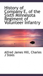 History of Company E of the Sixth Minnesota Regiment of Volunteer Infantry_cover
