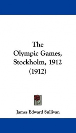 the olympic games stockholm 1912_cover