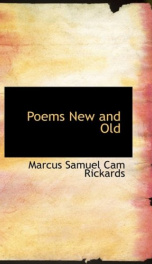 poems new and old_cover