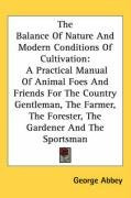 the balance of nature and modern conditions of cultivation a practical manual_cover
