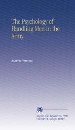 the psychology of handling men in the army_cover