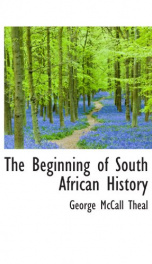 the beginning of south african history_cover