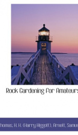 rock gardening for amateurs_cover