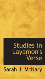 studies in layamons verse_cover