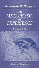 the metaphysic of experience volume 4_cover