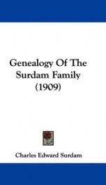 genealogy of the surdam family_cover