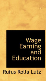 Wage Earning and Education_cover