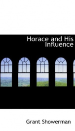Horace and His Influence_cover