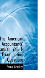 the american accountants manual vol i examination questions_cover