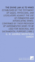 the divine law as to wines_cover