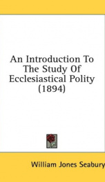 an introduction to the study of ecclesiastical polity_cover