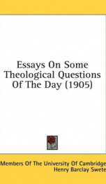 essays on some theological questions of the day_cover