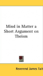 mind in matter a short argument on theism_cover