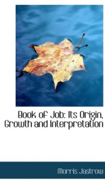 book of job its origin growth and interpretation_cover