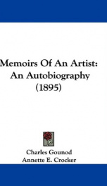 memoirs of an artist an autobiography_cover