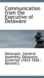 communication from the executive of delaware_cover