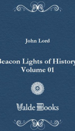 Beacon Lights of History, Volume 01_cover