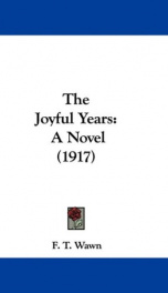 the joyful years a novel_cover