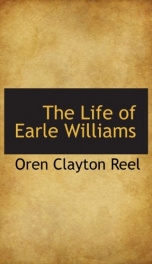 the life of earle williams_cover