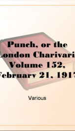 Punch, or the London Charivari, Volume 152, February 21, 1917_cover